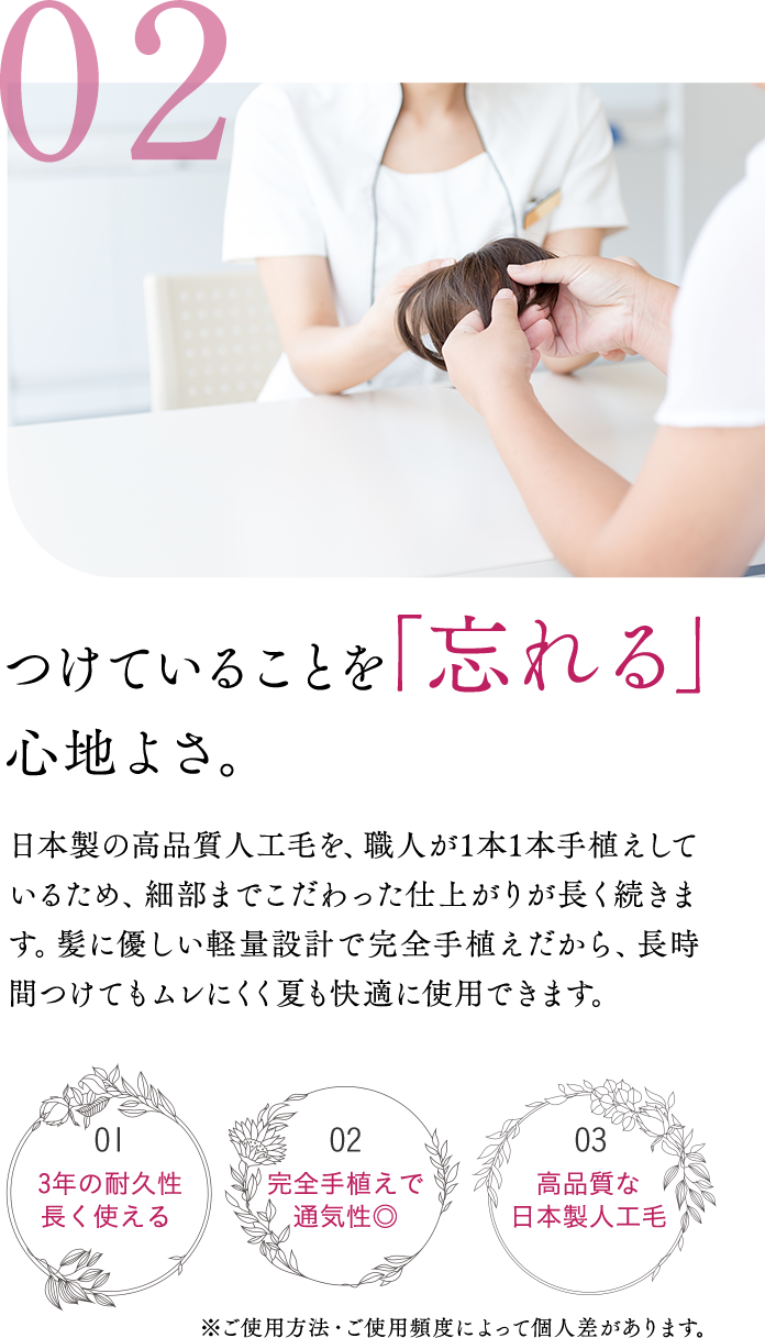 02 つけていることを「忘れる」心地よさ。